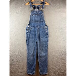 Gap  Denim Overalls Blue Cotton Bib Dungarees Womens Small